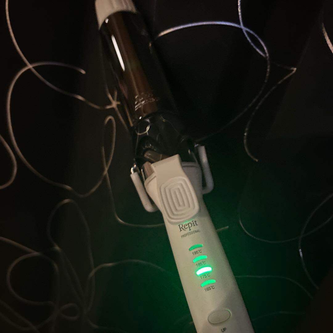 CREATE Repit スクエアバー40mmカールアイロン CSB-AG40W