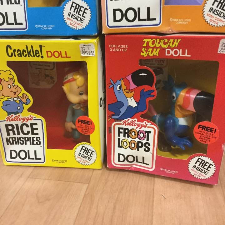 ケロッグ ソフビ オモチャ検)ノベルティ非売品懸賞アンティークビンテージアメトイ