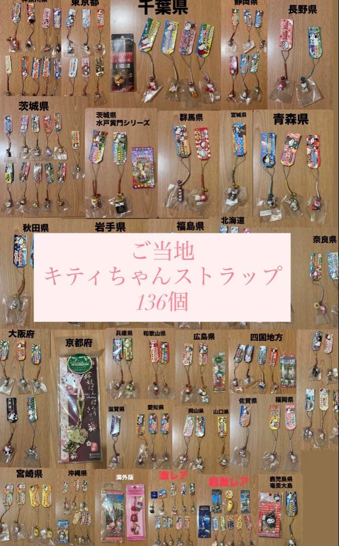 【激レア多数】サンリオ ご当地キティ ストラップ まとめ売り