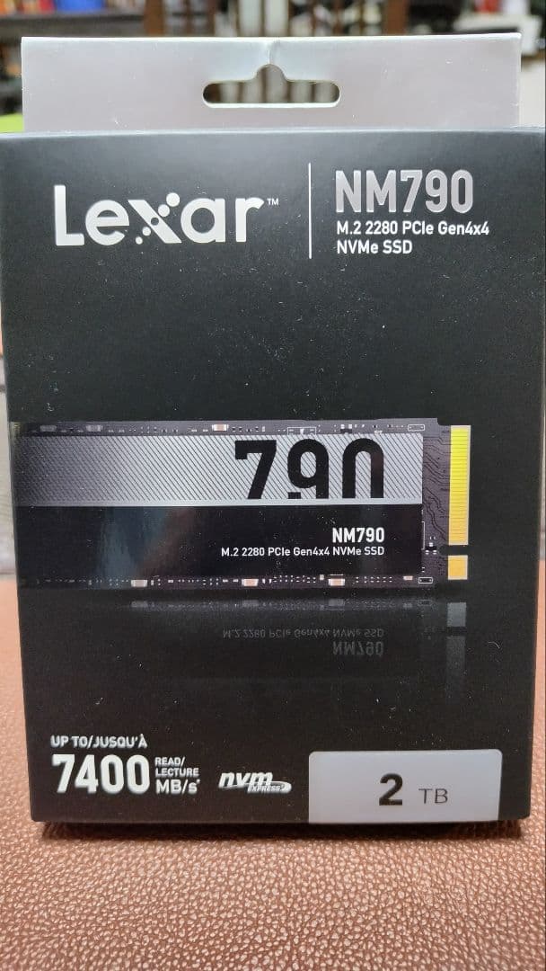 【未使用】Lexar NM790 2TB PCIe Gen4x4