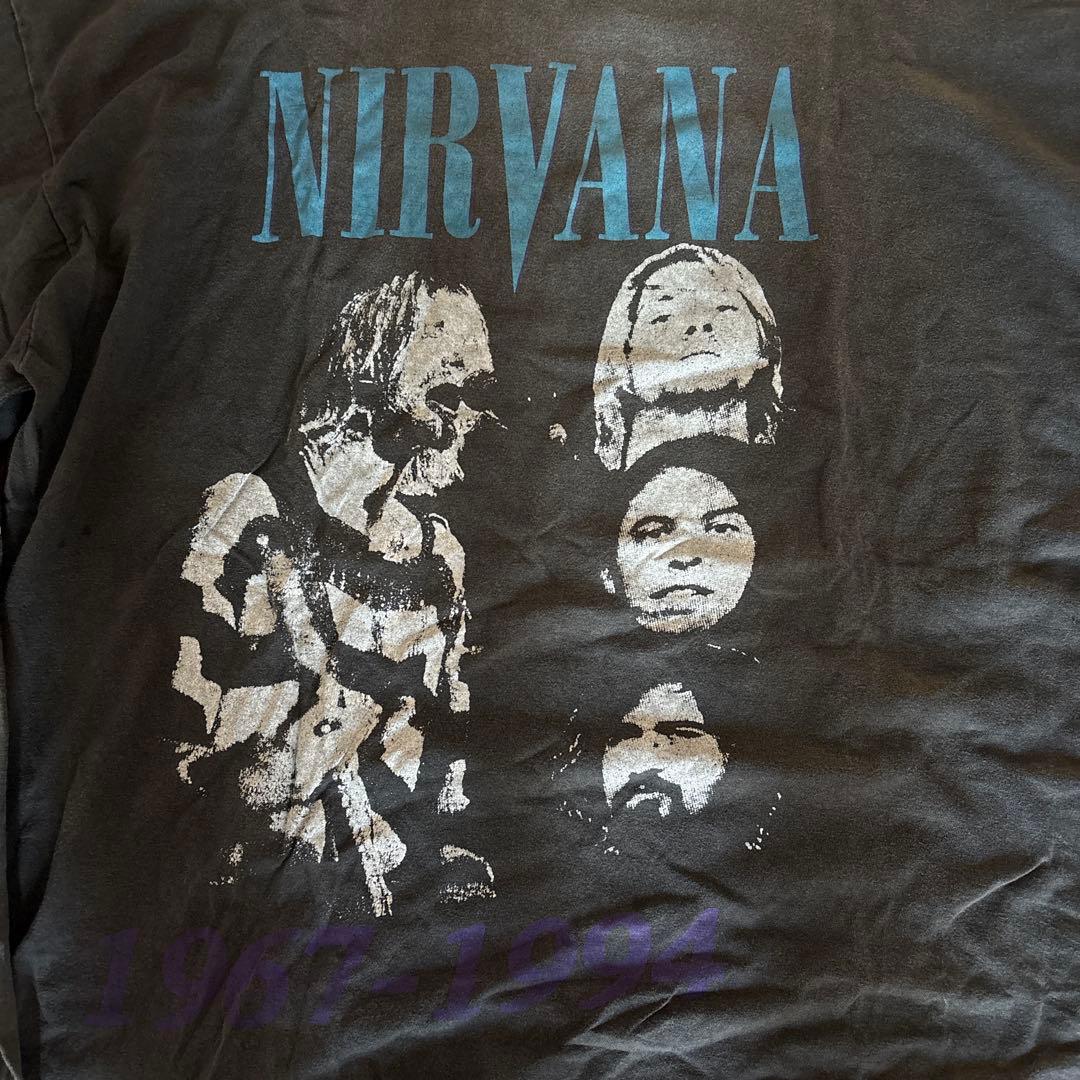 ヴィンテージNIRVANA ロングスリーブ Tシャツ
