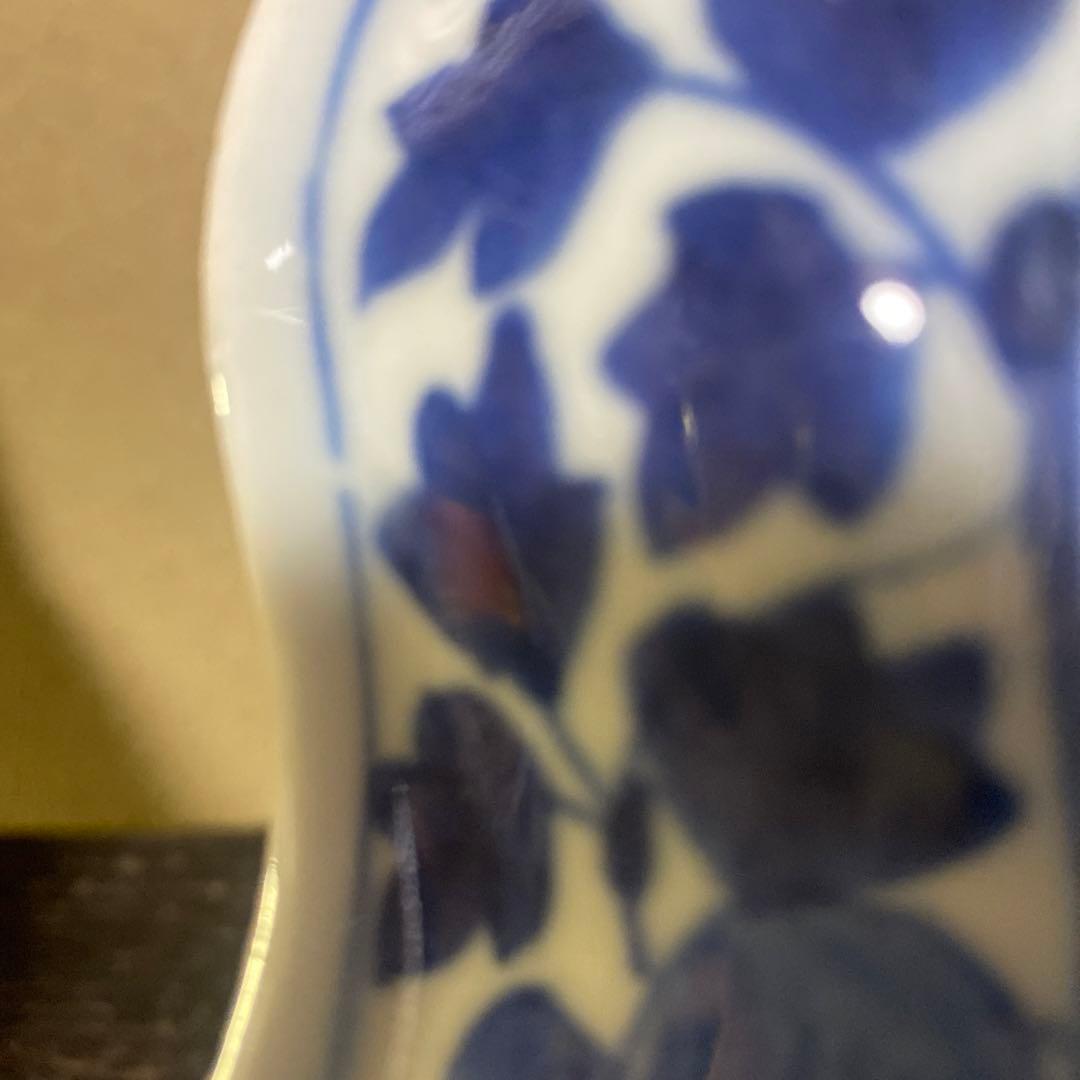 中国蝶々型脚付向付【箱付】