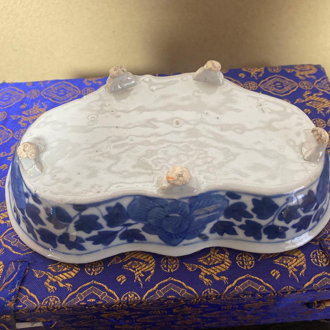 中国蝶々型脚付向付【箱付】