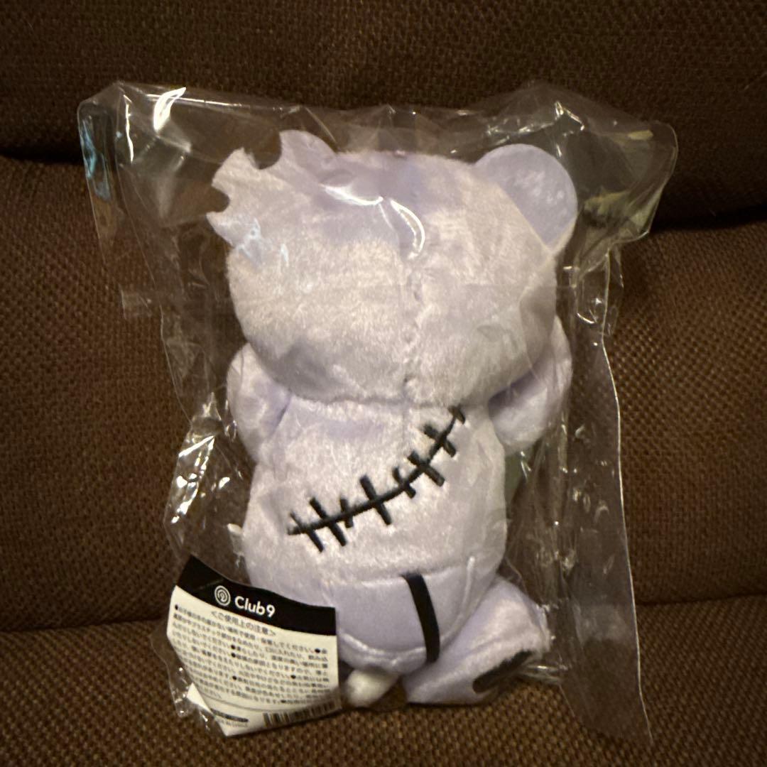 Mr.P Club9 紫色クマのぬいぐるみ