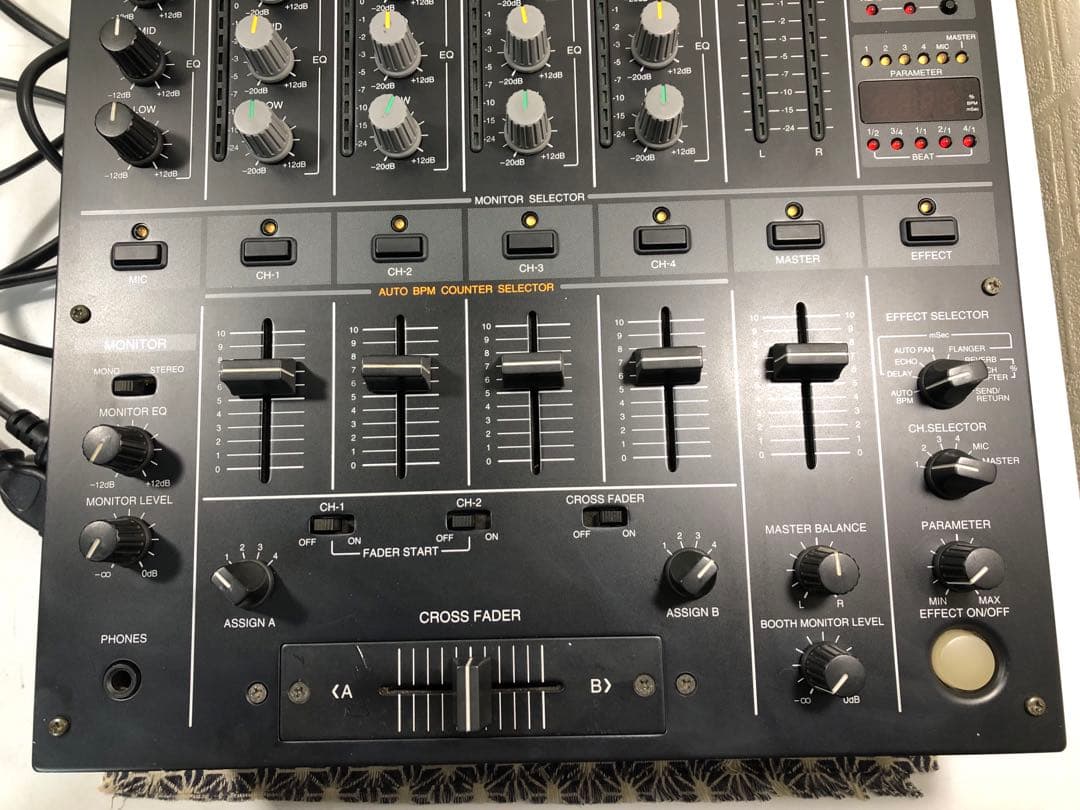 pioneer dj パイオニア　DJM-500 フェーダーメンテナンス