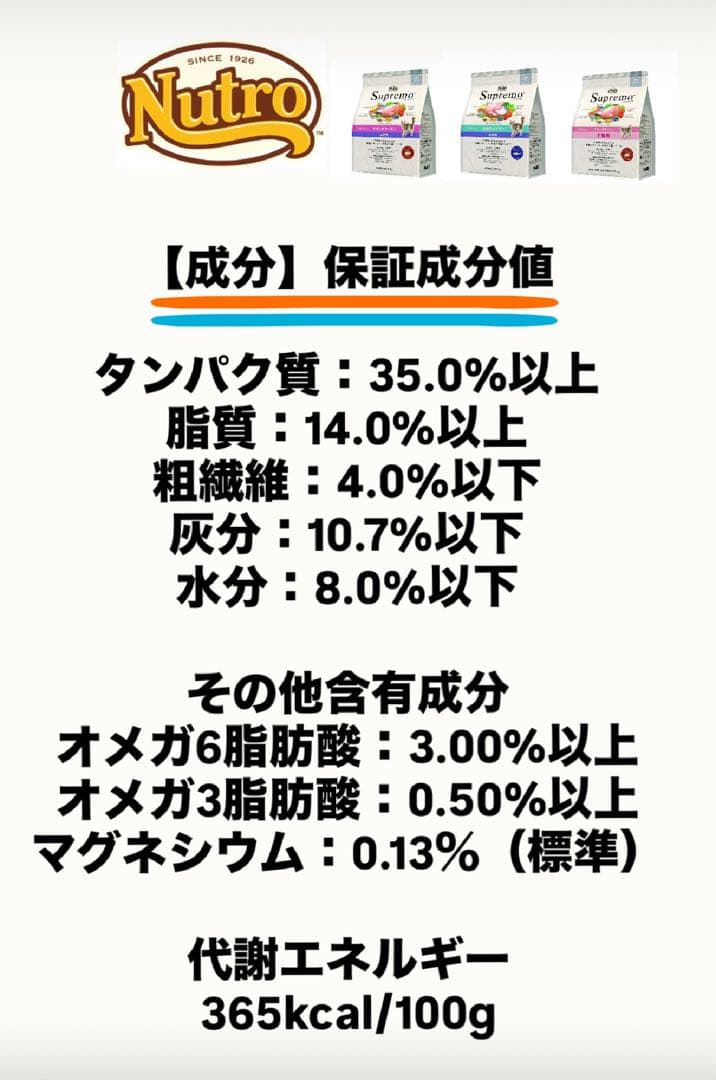 ニュートロシュプレモ　子猫用　（チキン&サーモン）　3kgパック×4袋