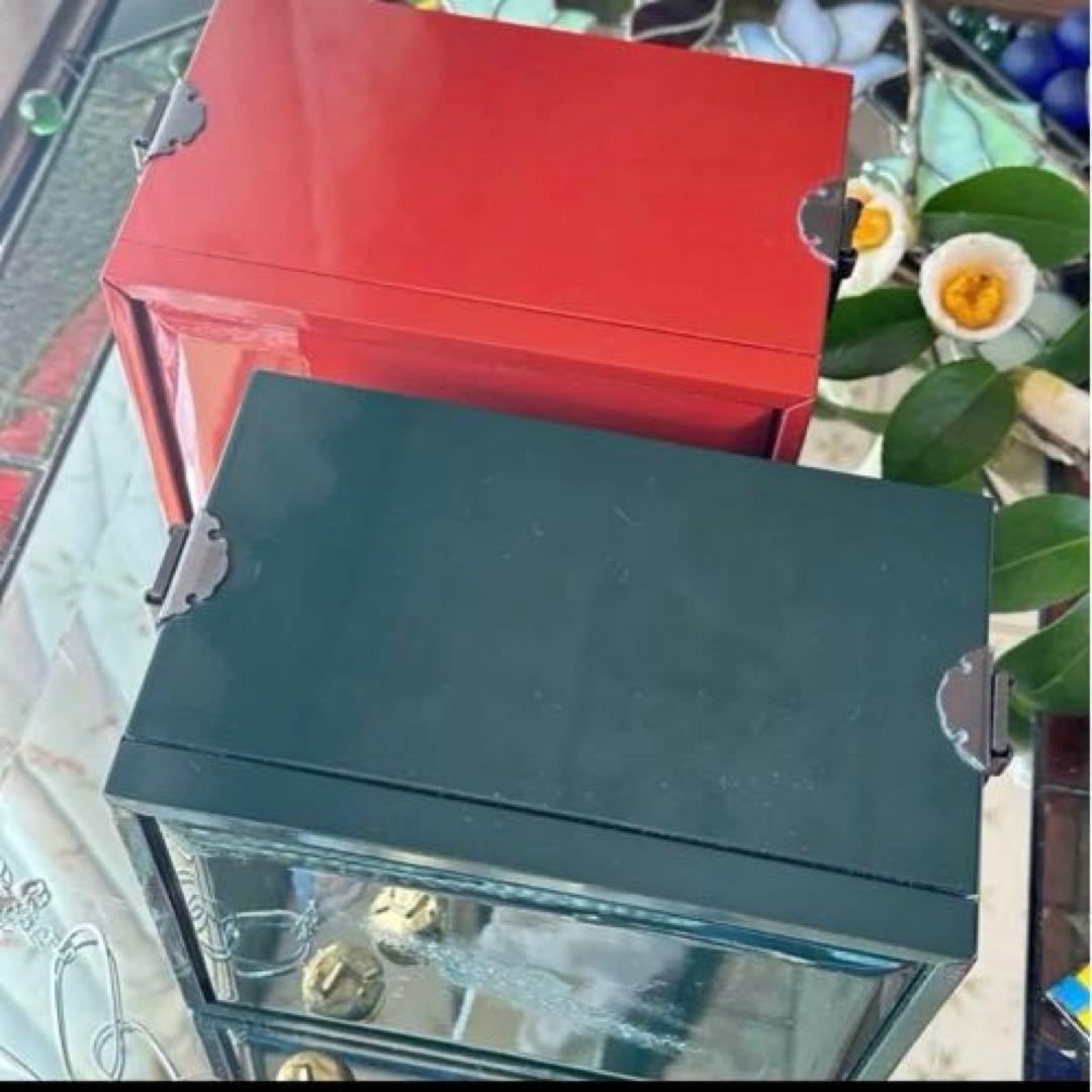 K様へ感謝お嫁入JAPAN輪島螺鈿蒔絵宝石箱「銀河-翠みどり」2点