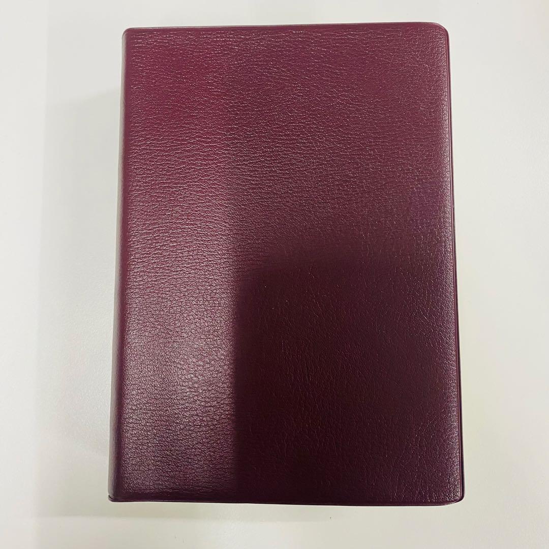 日本語 聖書 新改訳　第3版　ワインレッド　中型