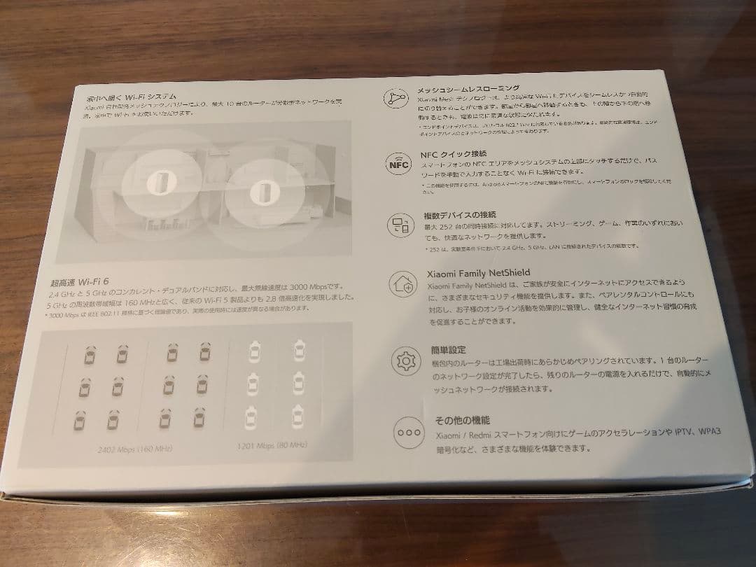 シャオミ Xiaomi AX3000 NE Wi-Fi 6 3000Mbps