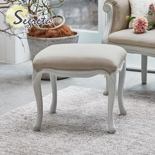 送料無料【アウトレット・新品】アンティーク風★クラシカル★スツール【ハンプトン】