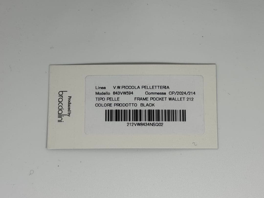 【新品未使用】Vivienne Westwood 二つ折り財布 ブラック