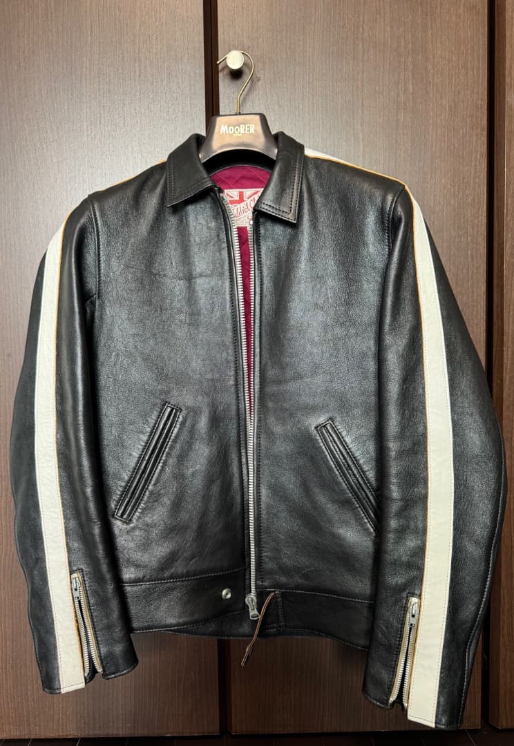 r*e様 ADDICT CLOTHES AD-01SS シングルライダース シー