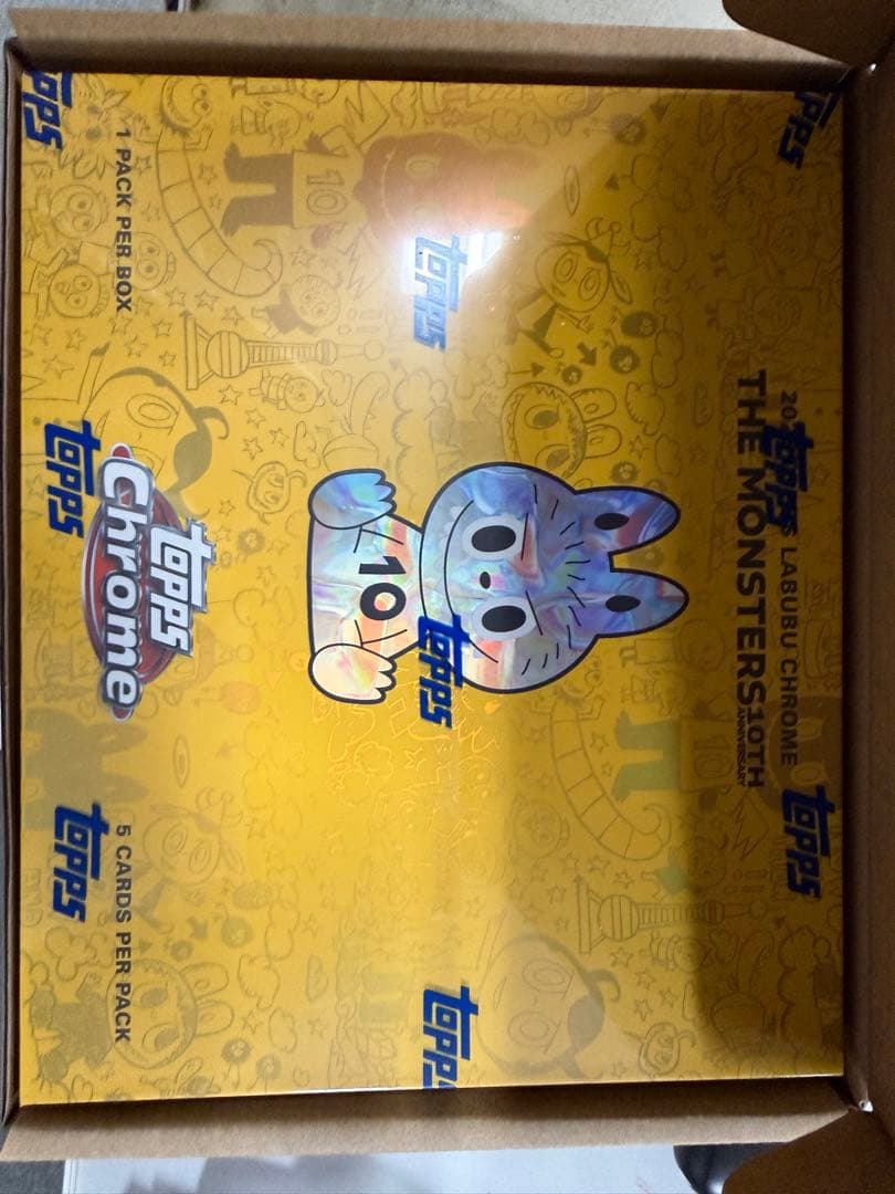2025 Topps Chrome Labubu 5ボックス