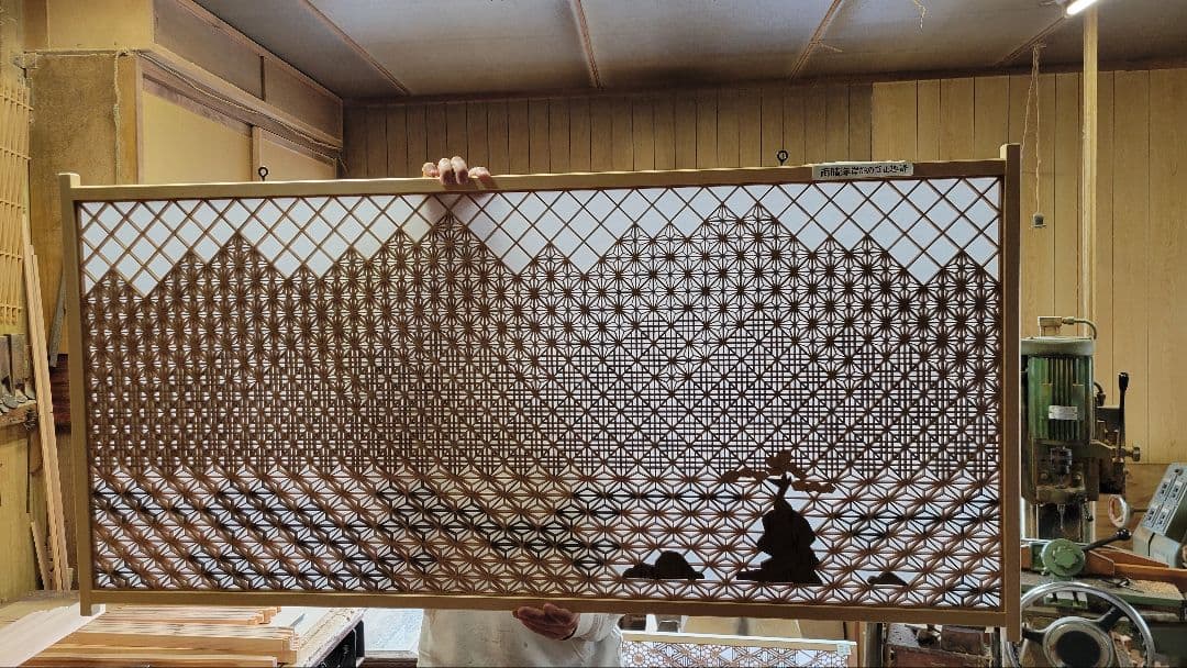 組子　組子細工　壁掛け　ウォールアート