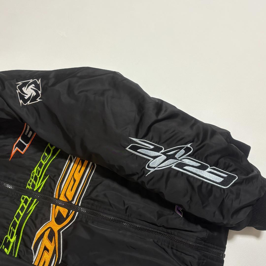 希少 THE RAMPAGE ワッペンジャケット 16 受注生産 L 黒 LDH