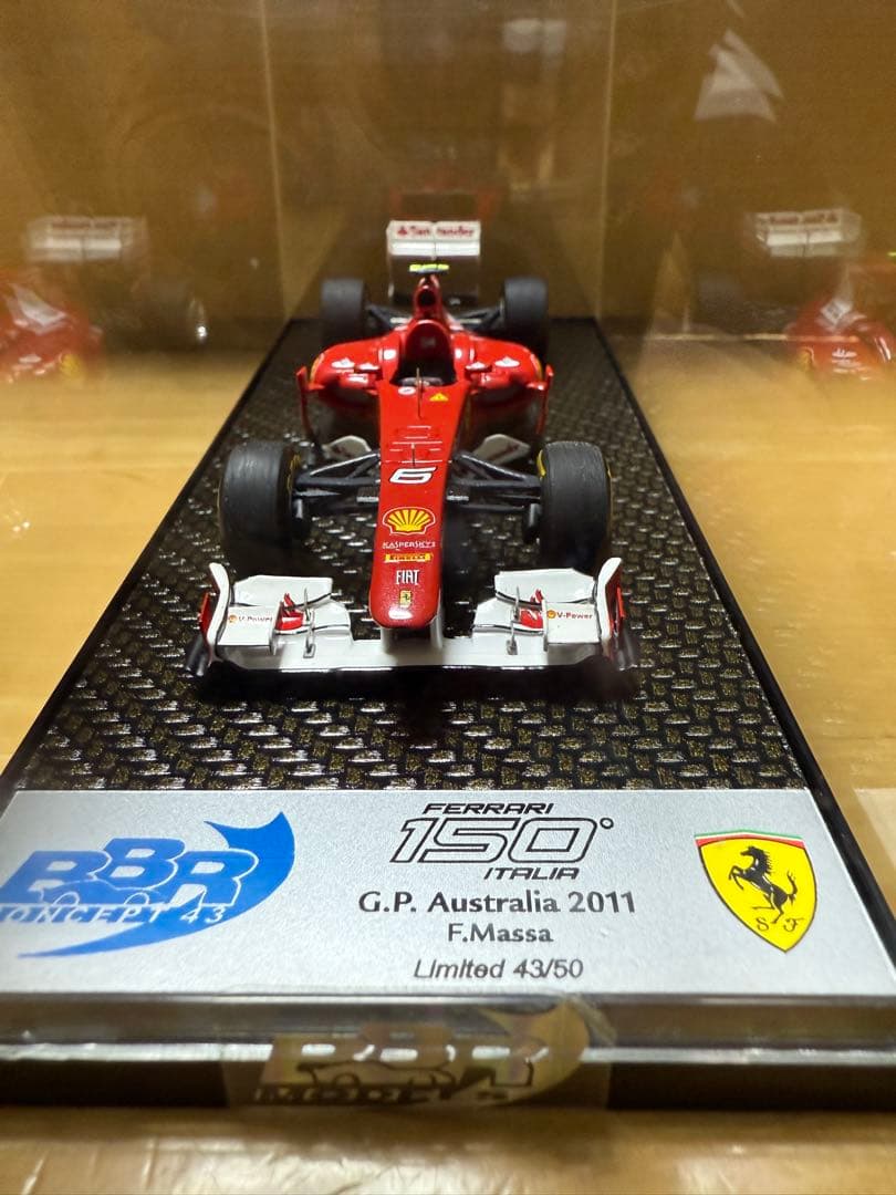 1/43BBRフェラーリ150イタリア F.マッサ50台限定品