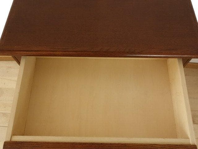 勇峰工芸（新）　雅　花柄キャビネット　ナラ材家具　北海道手作り家具