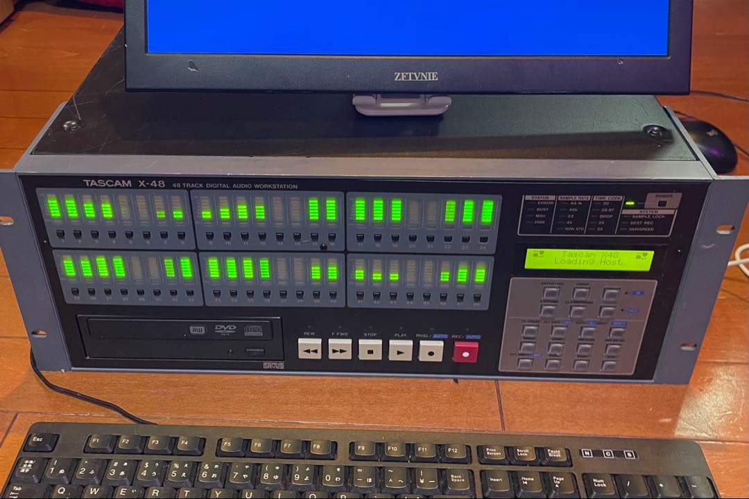 TASCAM X-48 フルI/O仕様（ADAT48ch）ワークステーション