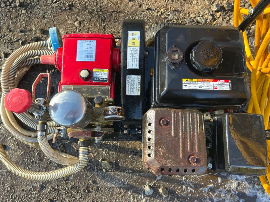宮崎　工進　エンジン式洗浄動噴　高圧洗浄機 動噴　4馬力 DM-30 動力噴霧機