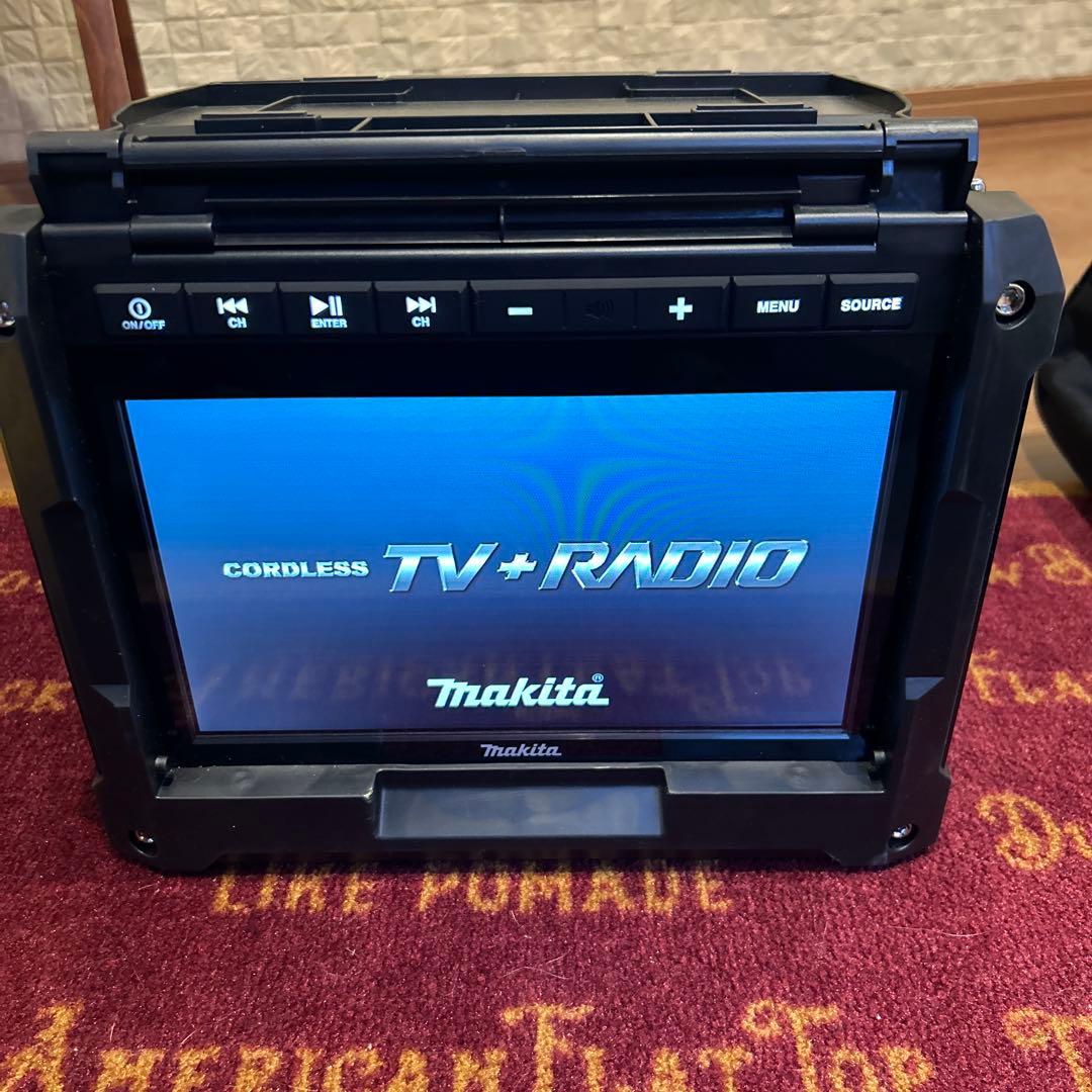 おまけ付き！マキタ充電式ラジオ付テレビ TV100+ツールバッグ　中古美品