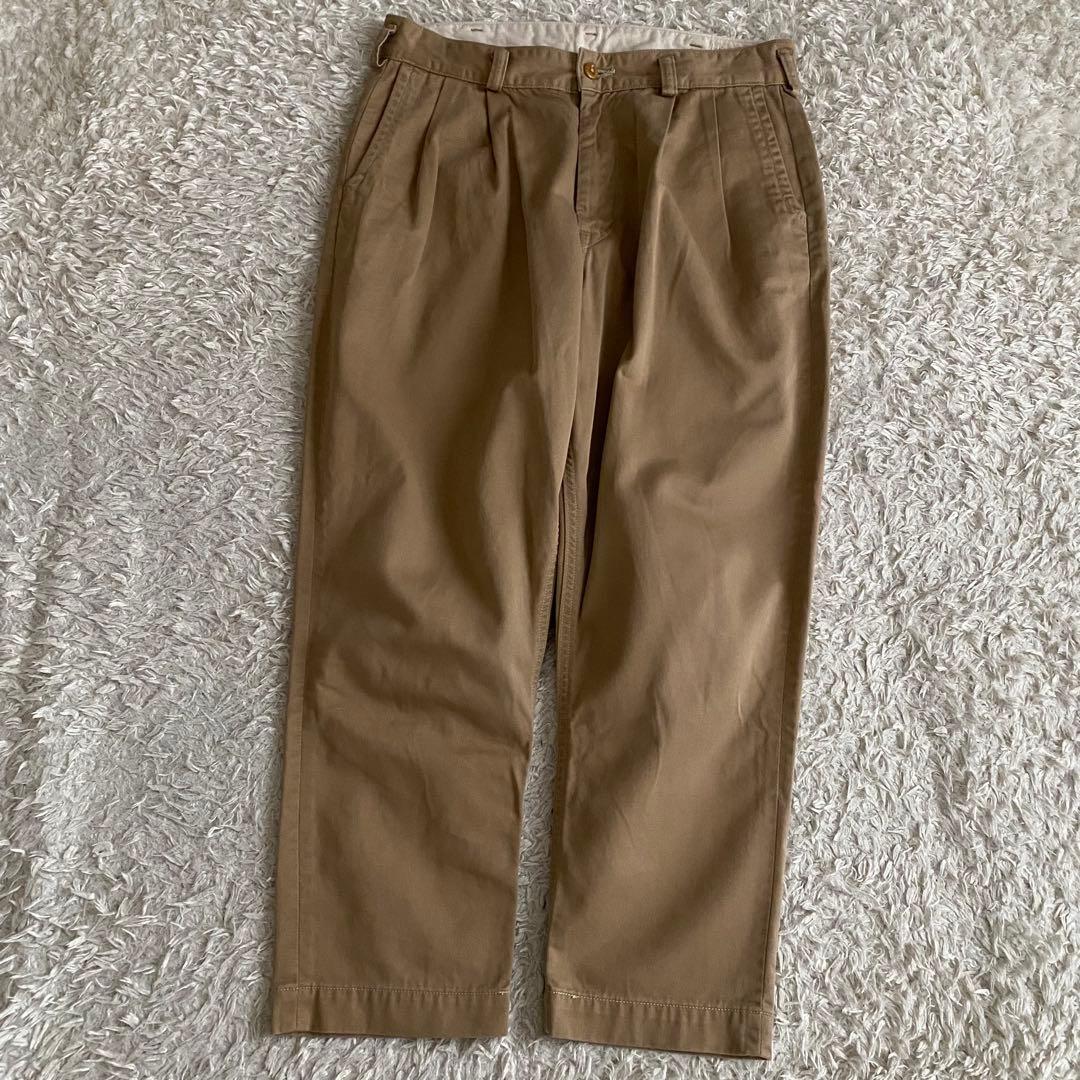 美品/L orSlow BILLY JEAN オアスロウ 2タック トラウザーズ