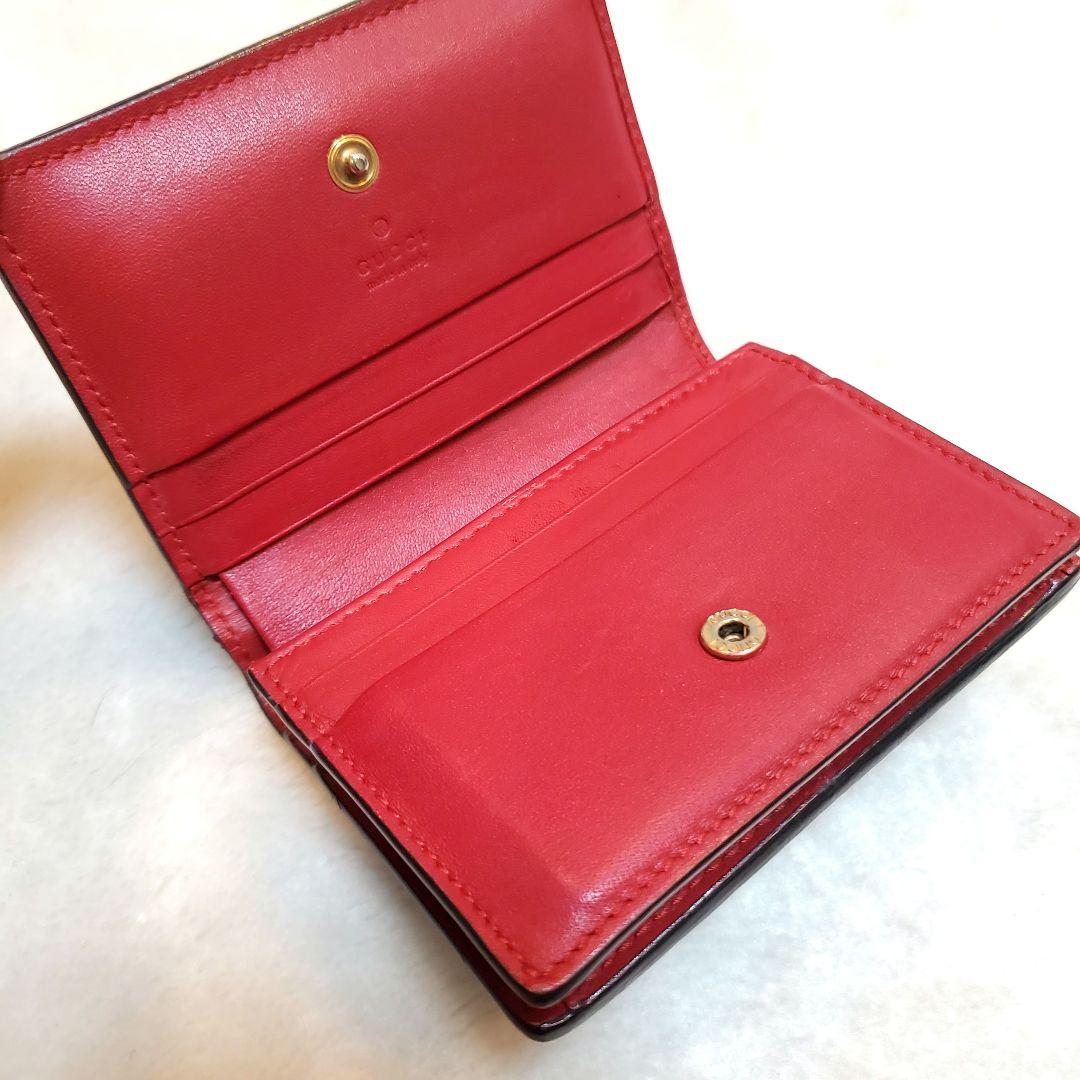 極美品 希少 GUCCI　チェリー　さくらんぼ　GGスプリーム レザー