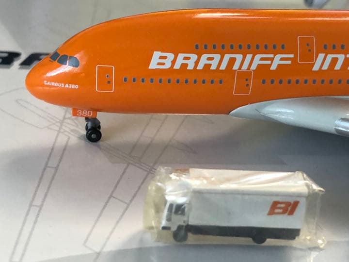 航空機・ヘリコプター Jet-X 1/400 JX053 A380QC BRANIFF
