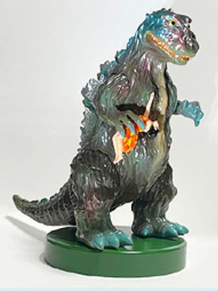 M1号 ゴジラ ひな形 女性フィギュア付 ソフビ ワンフェス2025