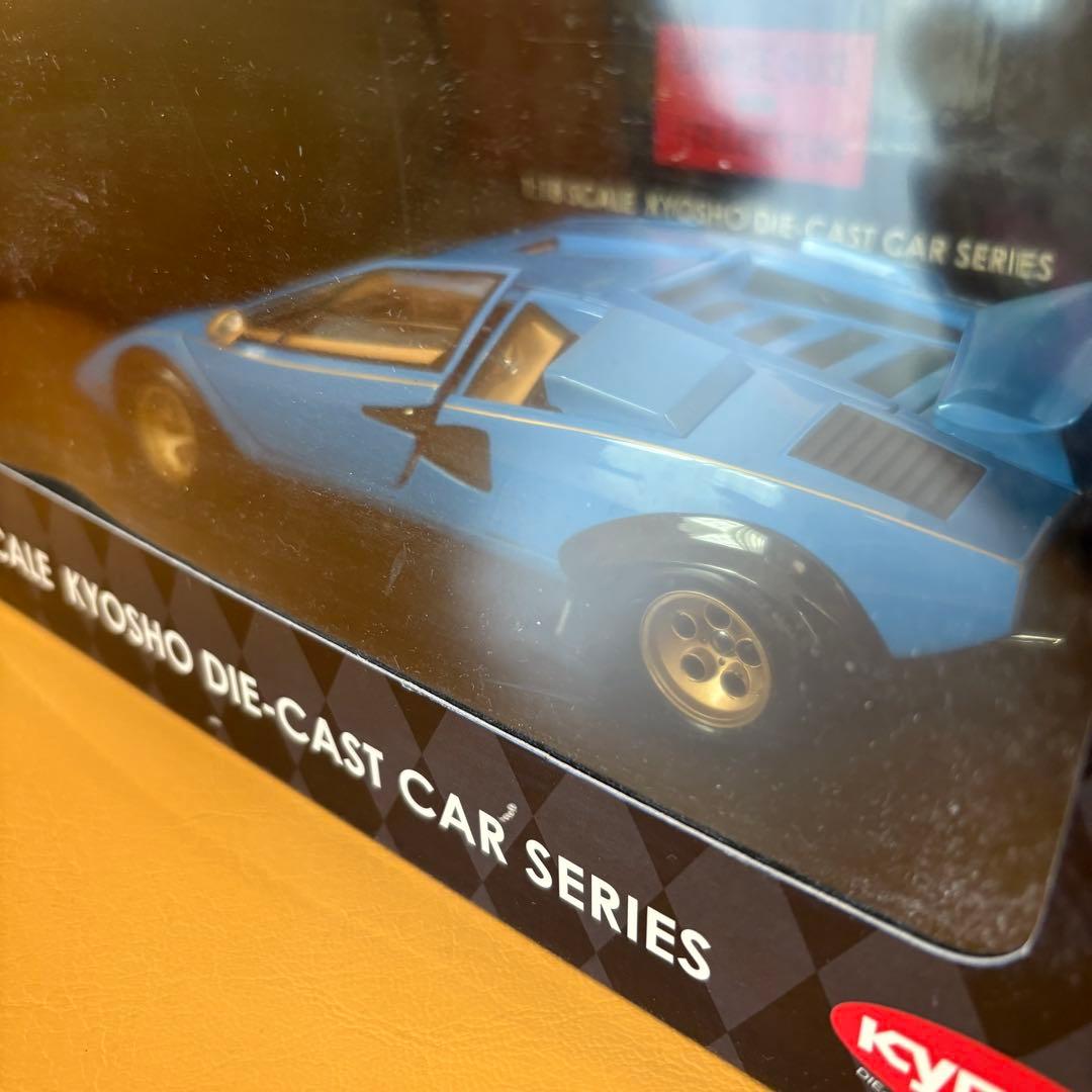 新春限定値下げ 京商 1/18 ランボルギーニ カウンタックLP500Sブルー