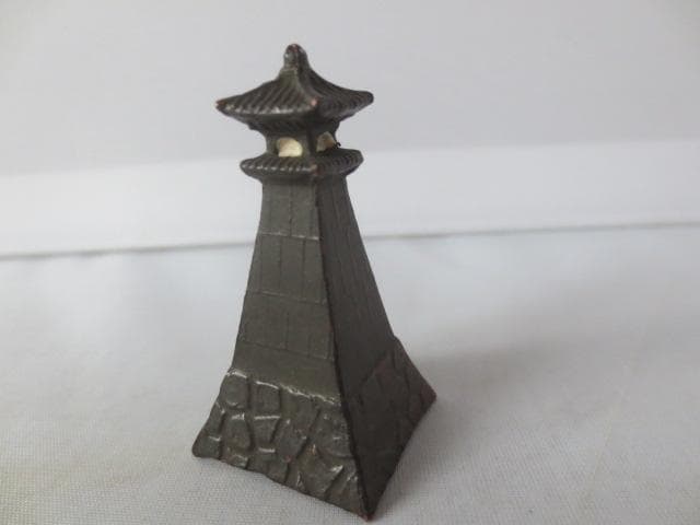 R7/09/25-2　銅器やぐら　添配　添景　盆景パーツ　水石　高さ約4.5㎝