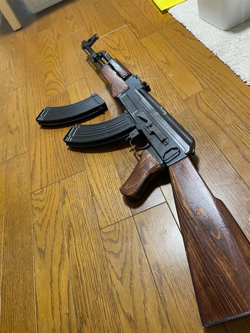 東京マルイ ak47 リアルウッド 電子トリガー搭載 メタルフレーム