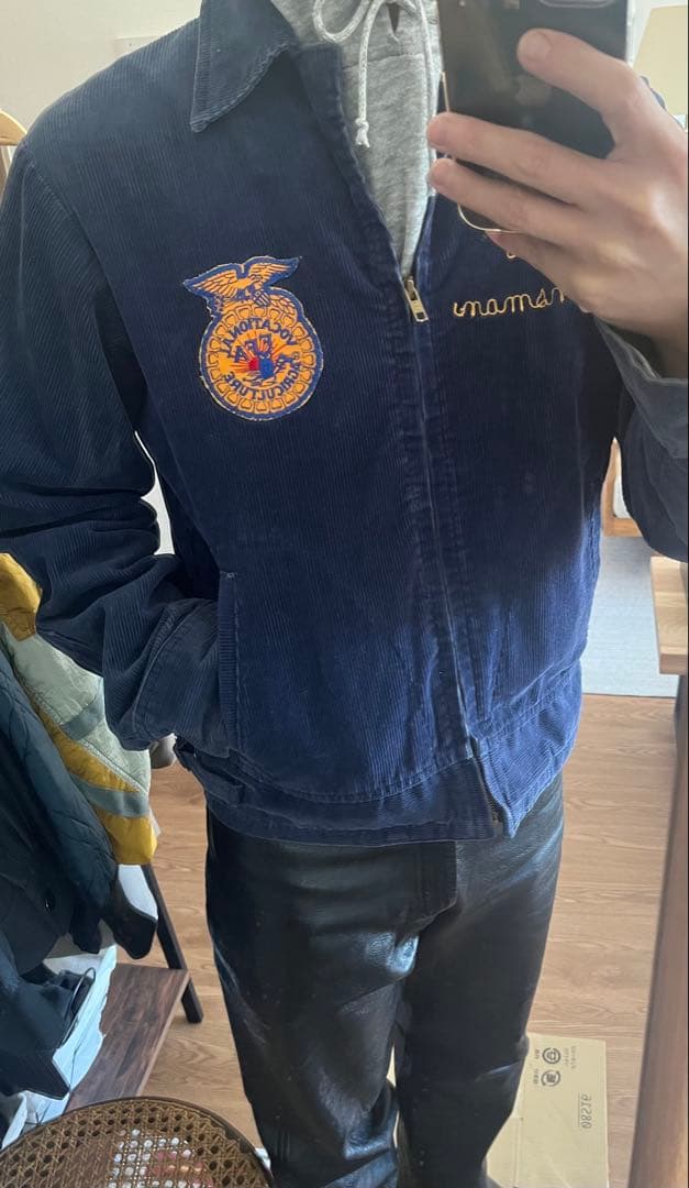 ✴︎着画有り格安！FFA ネイビー ファーマーズジャケット