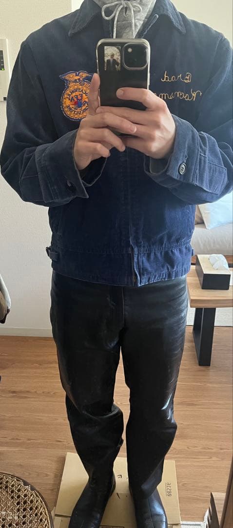 ✴︎着画有り格安！FFA ネイビー ファーマーズジャケット