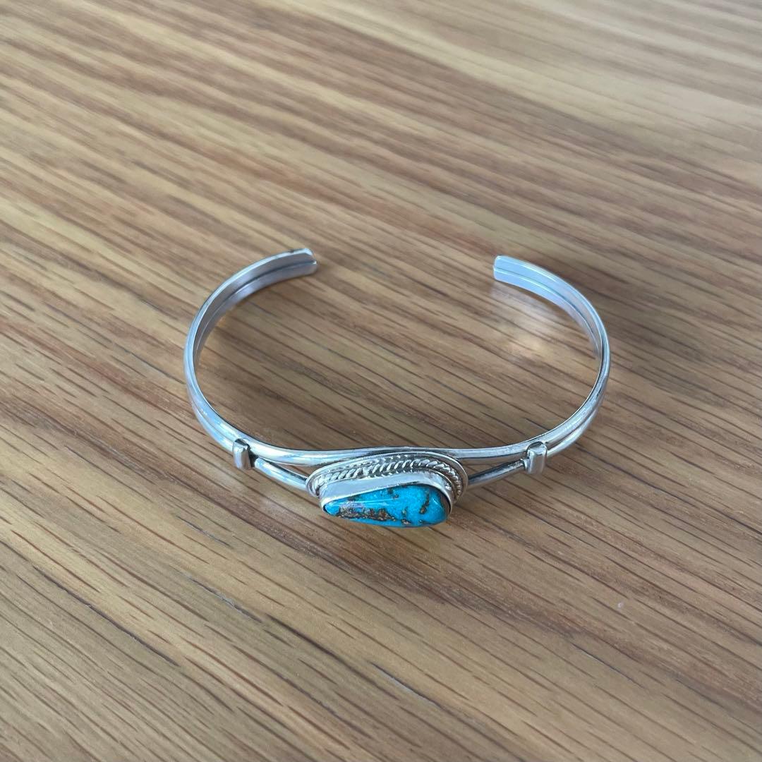アクセサリー vintage turquoise silver925 bangle