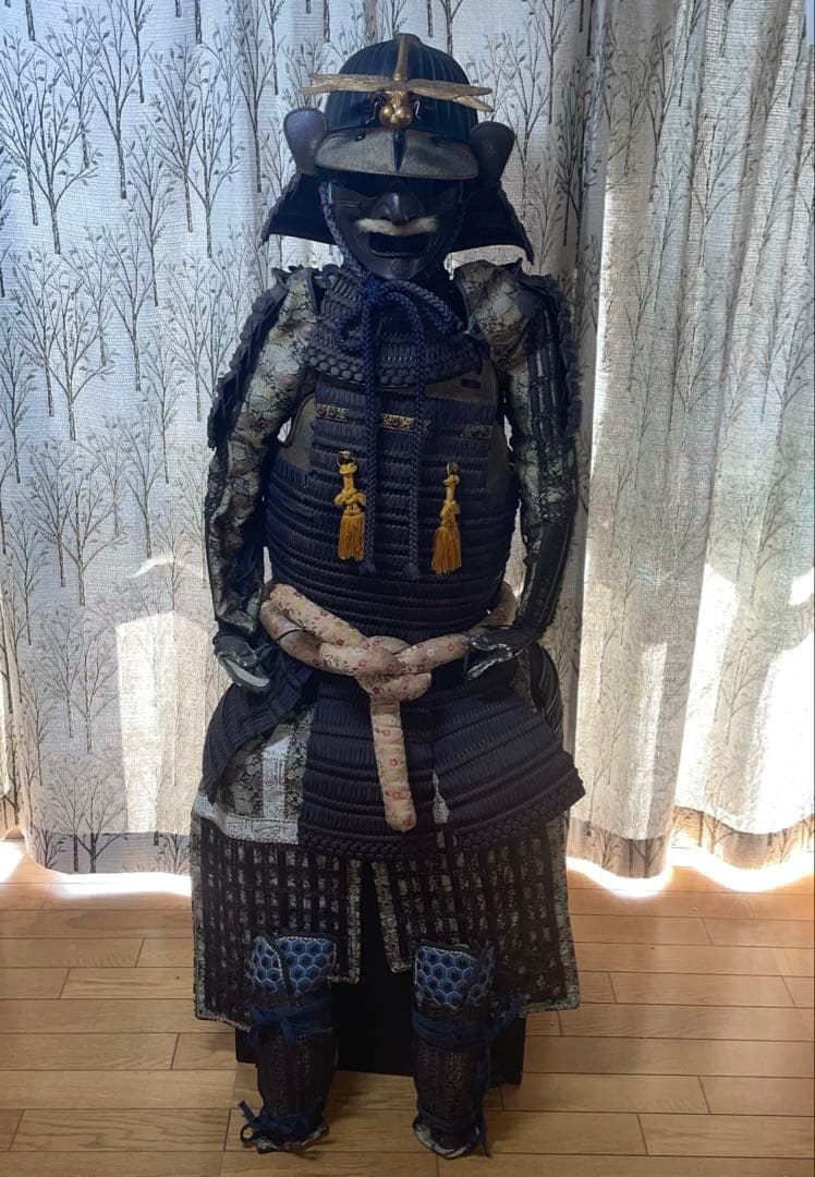 忠*読様 【希少銘品】薩摩住光忍作 甲冑一式 トンボ前立て兜 等身大武者鎧 専用
