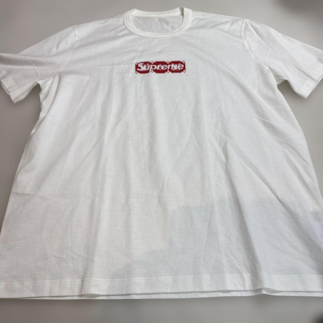 ルイヴィトン×シュプリーム　大きいサイズ　Tシャツ　XLサイズ　おそらく未着用品