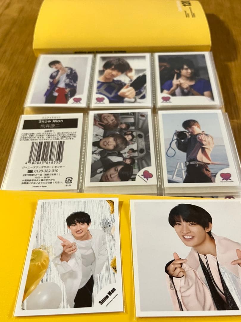  Man向井康二　Jr時代〜デビュー後公式写真＆フォトセ＆大判写真59枚