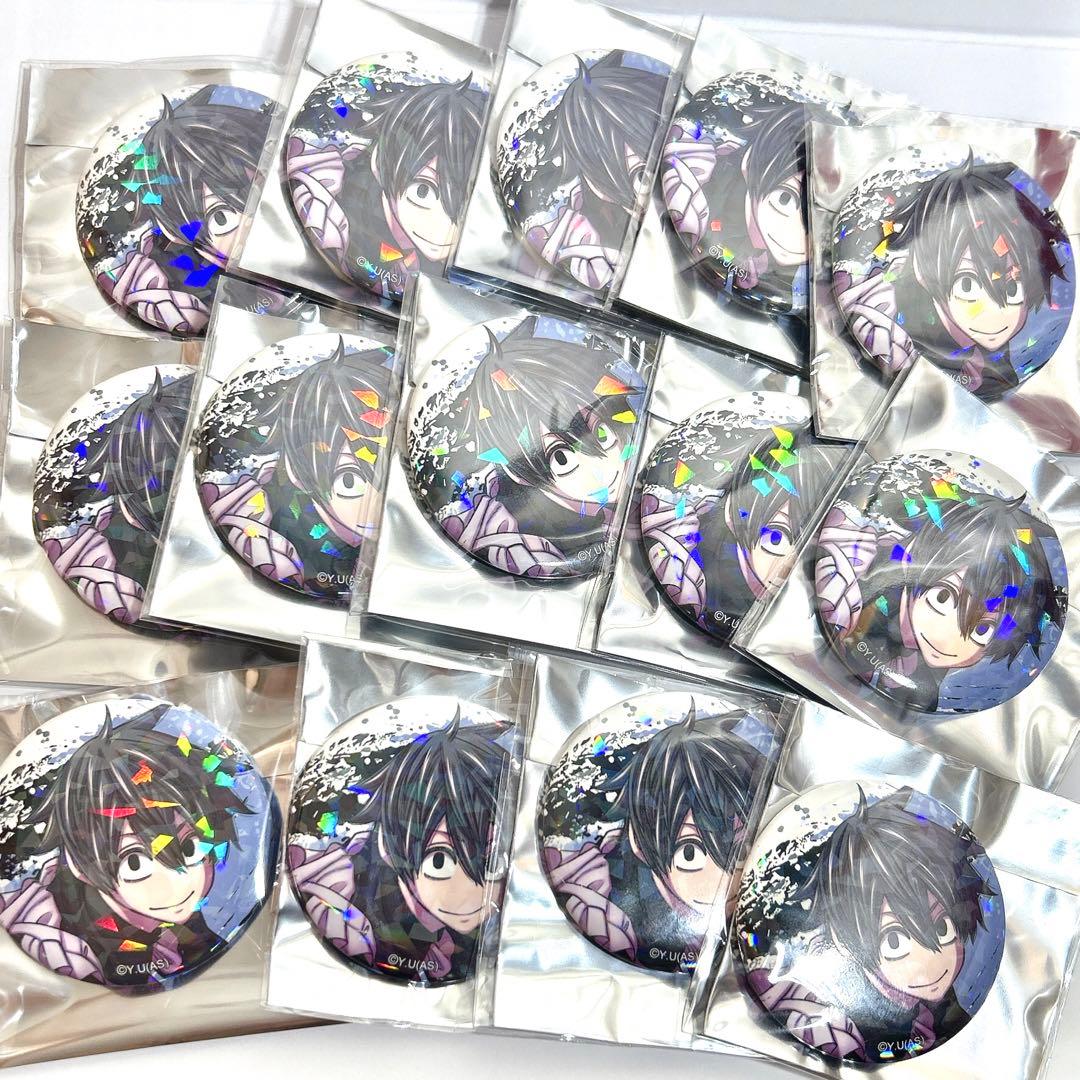 P*認様 淀川真澄 ホログラム缶バッジ 桃源暗鬼 メイド ツリビレ マズル