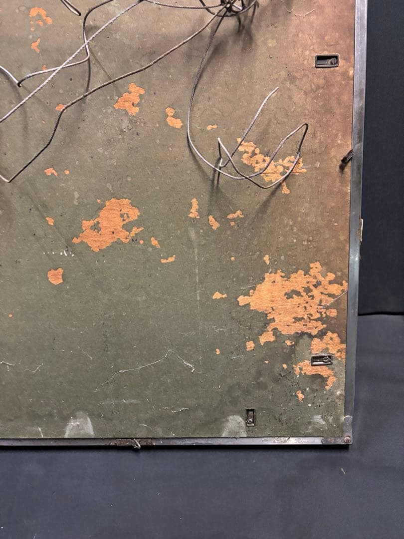 陶画 一点物 陶器 絵 絵画 額 京都 古都 錦市場 魚 魚屋 縁起物 半世紀