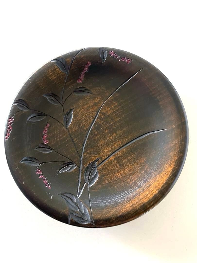 《草木彫》川添日記 豆皿五枚揃 百年うつわ 神様からの贈りもの