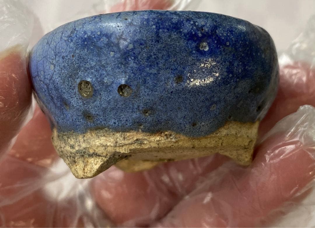 東福寺　小品　盆栽鉢　レトロ　アンティーク　(1)  (A4)