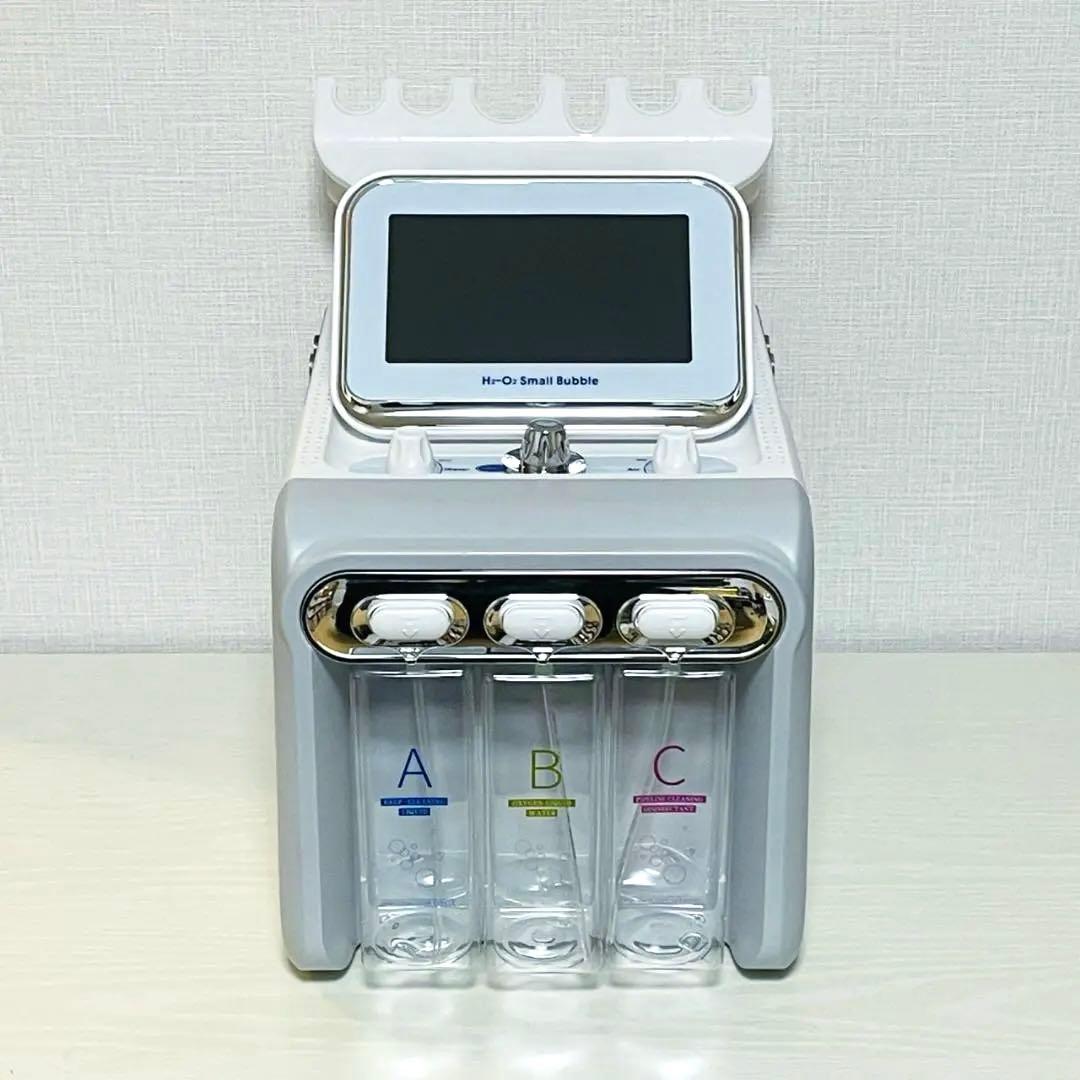 6in1業務用ハイドラフェイシャル H2O2 水素酸素 毛穴洗浄 W05X-II