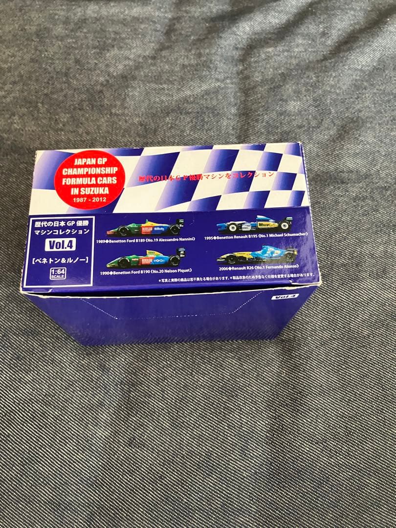 京商　ミニカー　1/64 歴代の日本GP優勝マシンコレクション　Vol.4