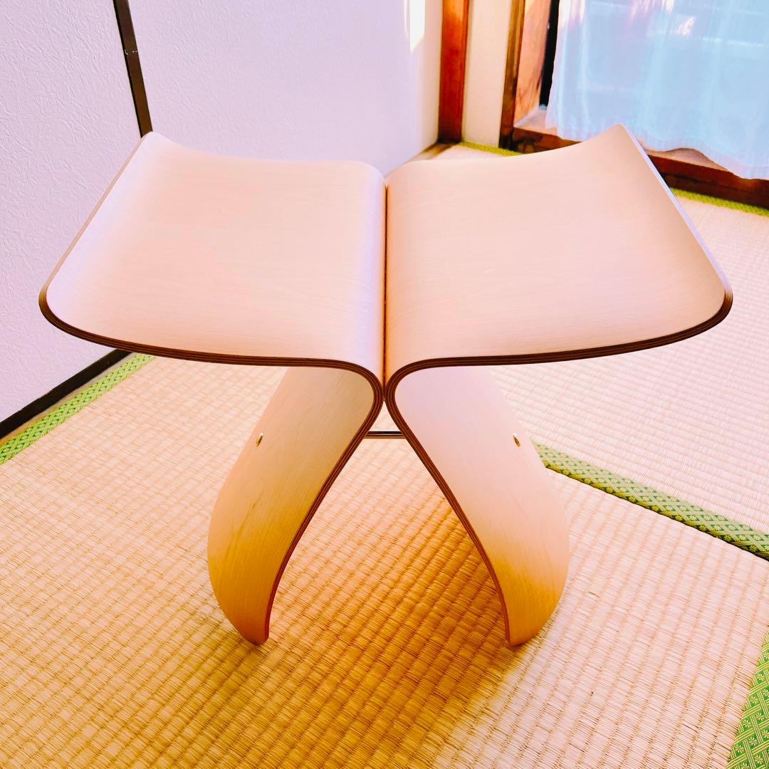 柳宗理 バタフライスツール 正規品 メープル 人気商品 早い者勝ち！