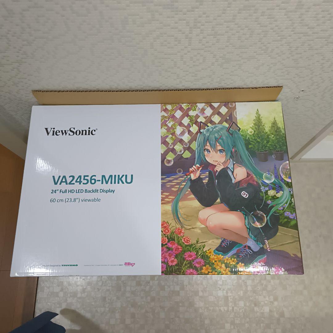 新品ViewSonic VA2456-MIKU 初音ミクコラボモニター23.8型