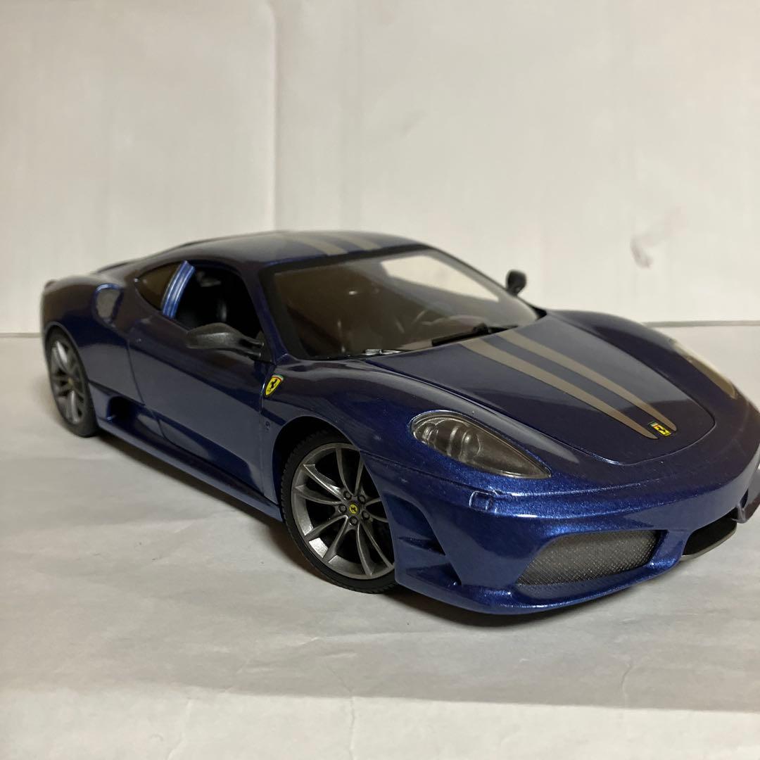 1/18ホットウィール ⭐️フェラーリ　430 スクーデリア⚡️ブルー　箱付き美品✨