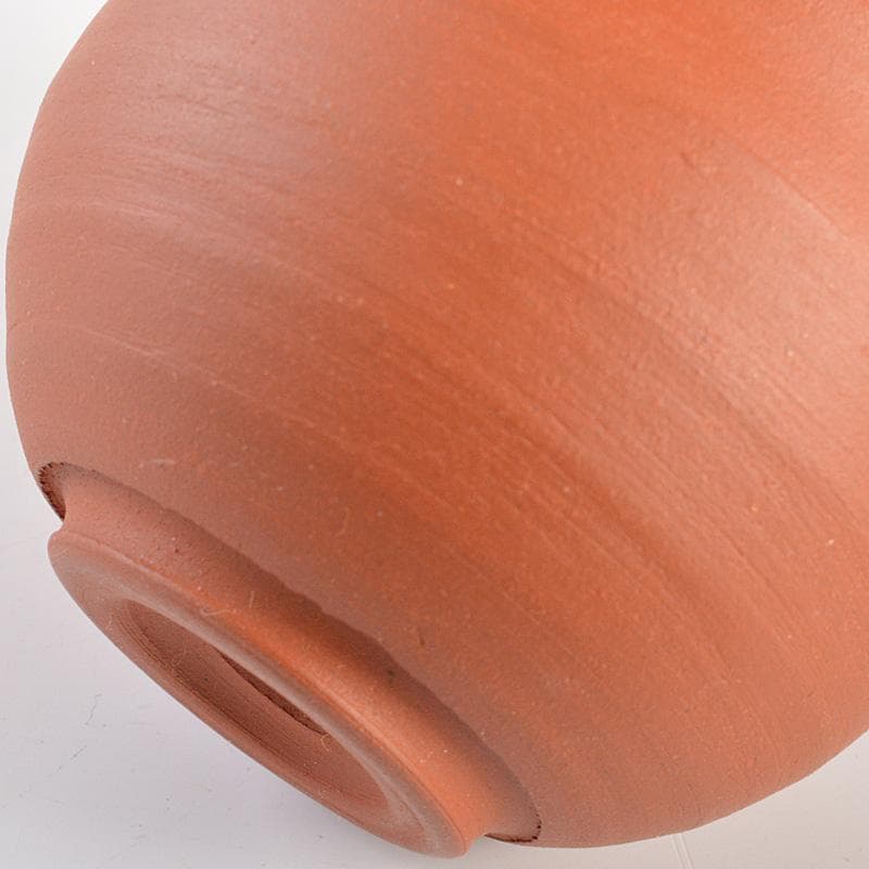 常滑焼　四代山田常山　山田絵夢　朱泥　徳利　酒器　共布共箱　V　R7538