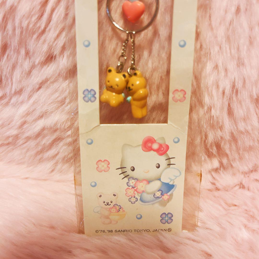 希少レア　ハローキティ　エンジェル　タイニーチャム　ストラップ　1998 レトロ
