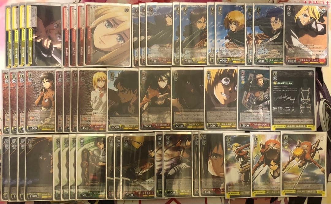 ヴァイスシュヴァルツ 進撃の巨人 デッキ パーツ まとめ売り