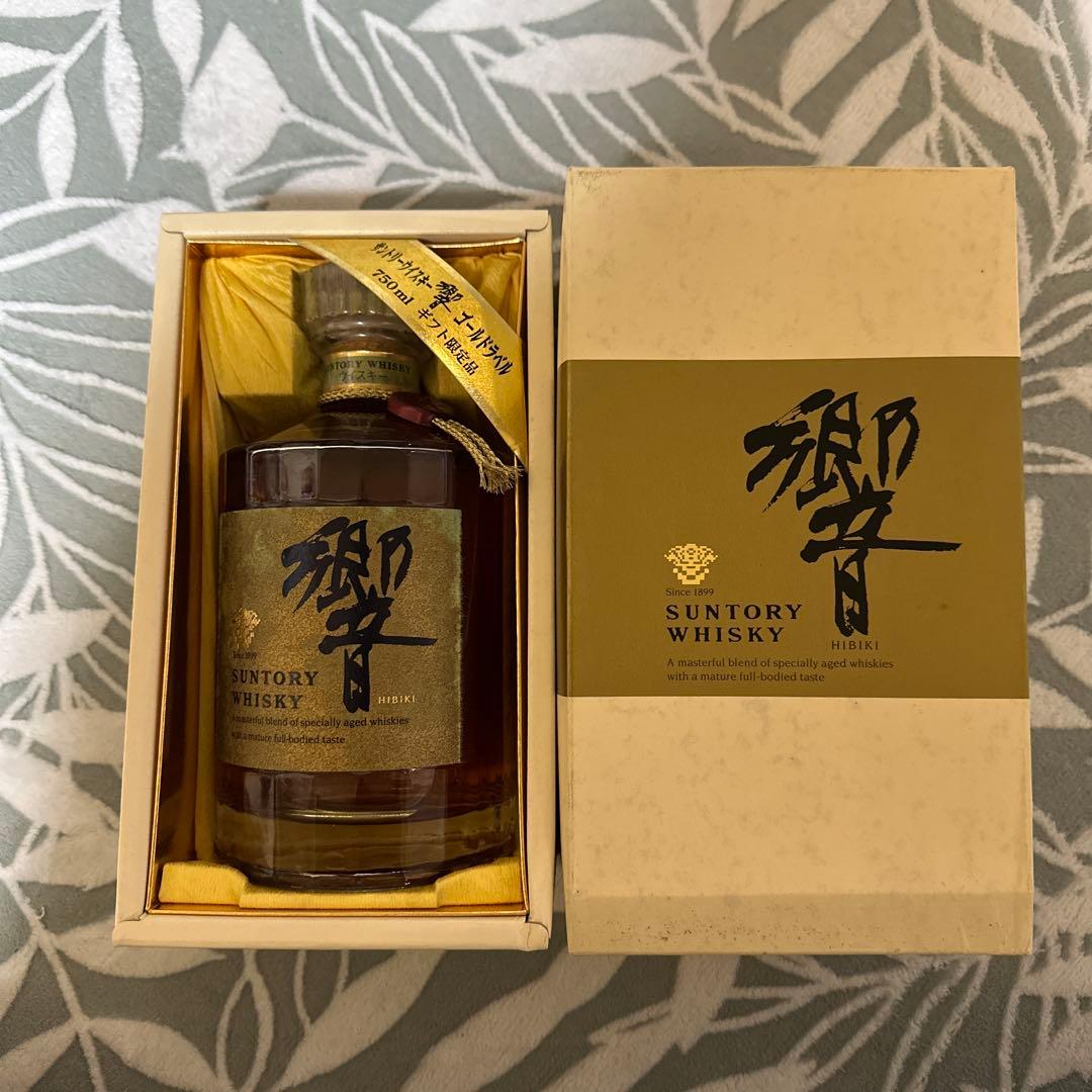 Suntory Hibiki ゴールドラベル ウイスキー 箱入り